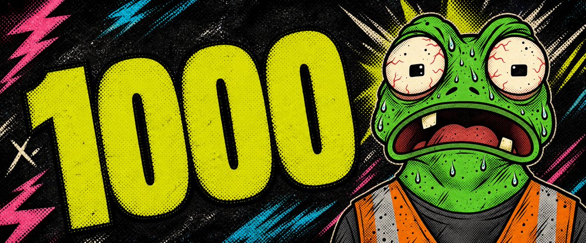 HashPeperh's tweet photo. 1,000 Hash Pepes Mined. 🐸

The mine is heating up. 🔥

Still early. https://t.co/jUMbJSWYgi