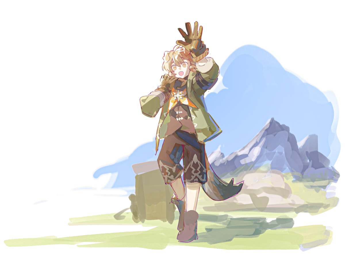 Rocky233333's tweet photo. 着陆！#arknights #greyy #arknightsfanart #明日方舟ㅤ https://t.co/KTmgkNvmyy