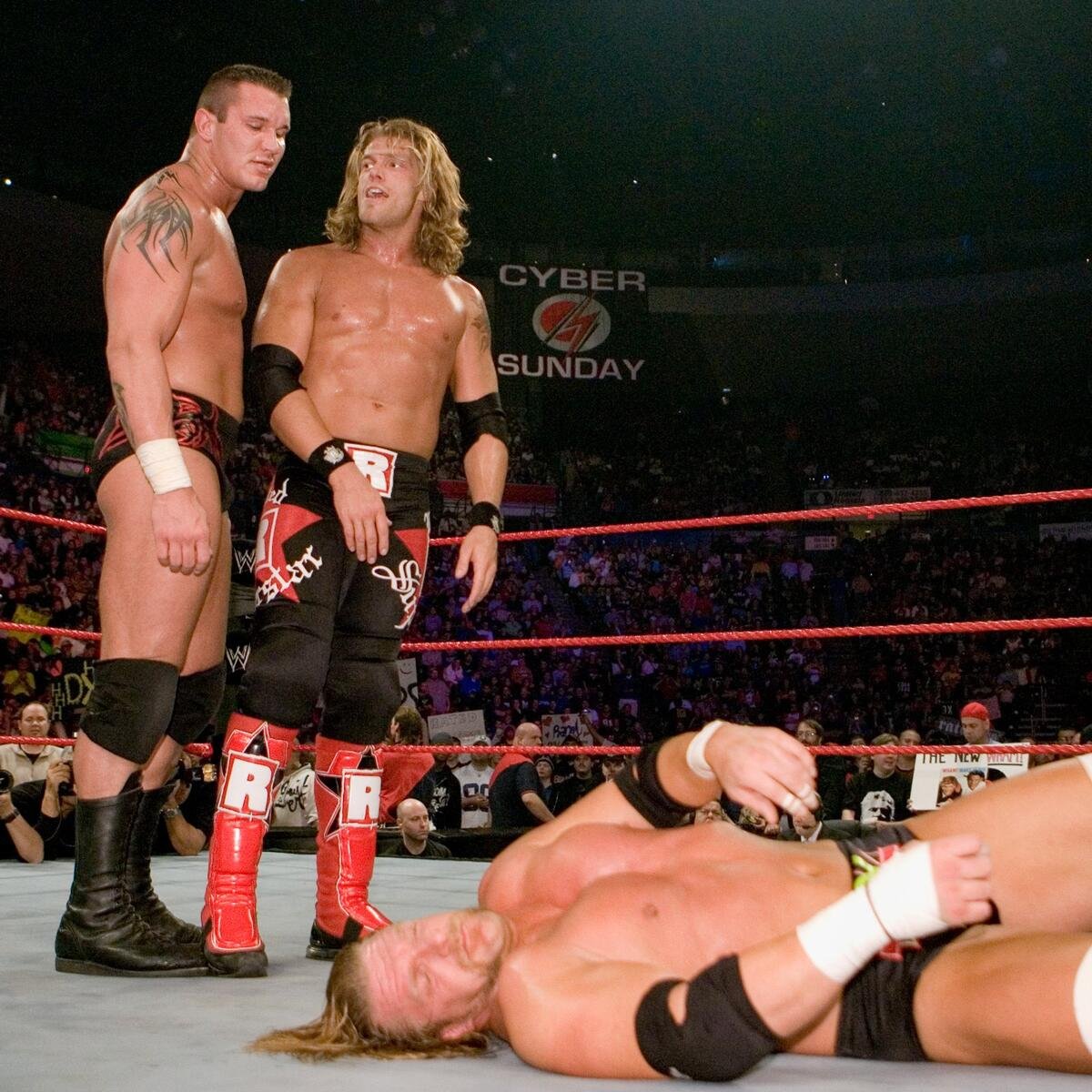 RuthlessAggresr's tweet photo. Rated RKO. The most evil mfs from this era💯 https://t.co/xnw0VctRSk