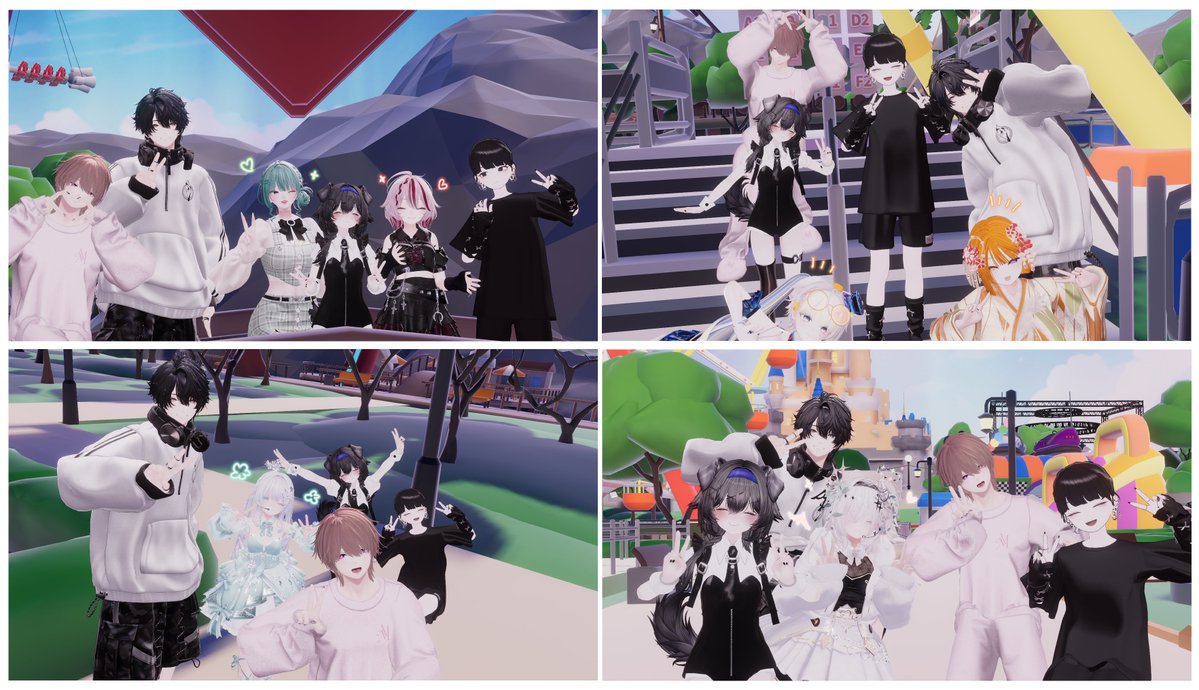 tnmr_vrc's tweet photo. #VRCキミライブ の1周年特別営業に行ってきました！
キミライブあったけえを感じながらアトラクション全制覇して三半規管グロッキーになってました
ライブめっちゃ良くて、ずっとペンラぶん回してたら筋肉痛になりました！
またいくぞ～！！ https://t.co/EqgGbRtcWV