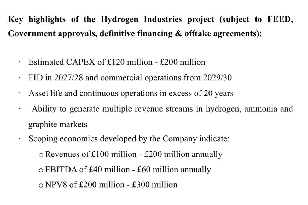 RedditDeluxe's tweet photo. #EPP Company Update - Key Points:

MESH is essentially 3 projects operating independently but with structural and financial synergies. Each with their own FID and operational timeline.

LDES, Gas Storage and Hydrogen Industries (hydrogen/graphite/ammonia)

The numbers are rather compelling (worth noting they’ve been corroborated by Siemens Energy as per RNS) 

It’s also worth nothing that these numbers are for 4x CAES caverns and 8x Gas Caverns. The license area has capacity for 60.

https://t.co/E1aflRJdTV