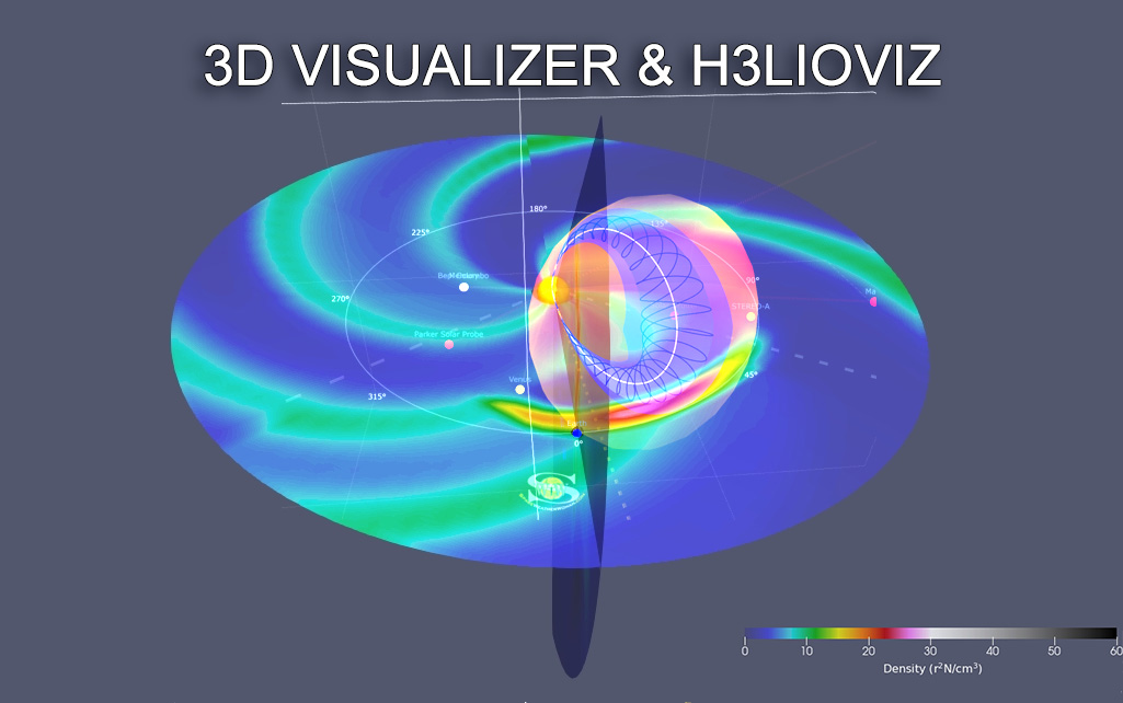 TamithaSkov's tweet photo. A partially Earth-directed solar storm comes! Although the storm launched west of Earth, we may get a glancing blow late October 1. Using NASA's model solution I ran my flux rope 3D Visualizer to see how much of a side swipe the storm could give us. We'll likely miss the solar slinky core, but the envelope of the storm could hit us. Images show H3lioviz 3D projection of the NOAA model run with my visualizer. Check out the flux rope 3D animation https://t.co/irGPR50L6n (takes a minute to load)