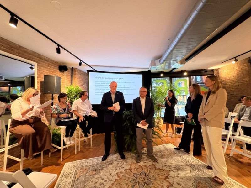heifer_asia's tweet photo. ⁉️ How do we build a more #ClimateResilient #LivestockSector while recognising the vital role animals play in the lives and livelihoods of billions of people?

This was at the heart 💚 of “Can It Scale? A Pitching Session for Livestock Investment Solutions” at #ClimateWeekNYC, co-hosted by @Heifer  International, International Livestock Research Institute (@ILRI ), Environmental Defense Fund and Global Dairy Platform Inc.

We were particularly proud to see Dilip Bhandari, our Sr. Director of Programs - Livestock Technology and One Health, Asia, takes the stage to present a model that addresses a critical gap in rural communities: access to affordable, high-quality animal health services.