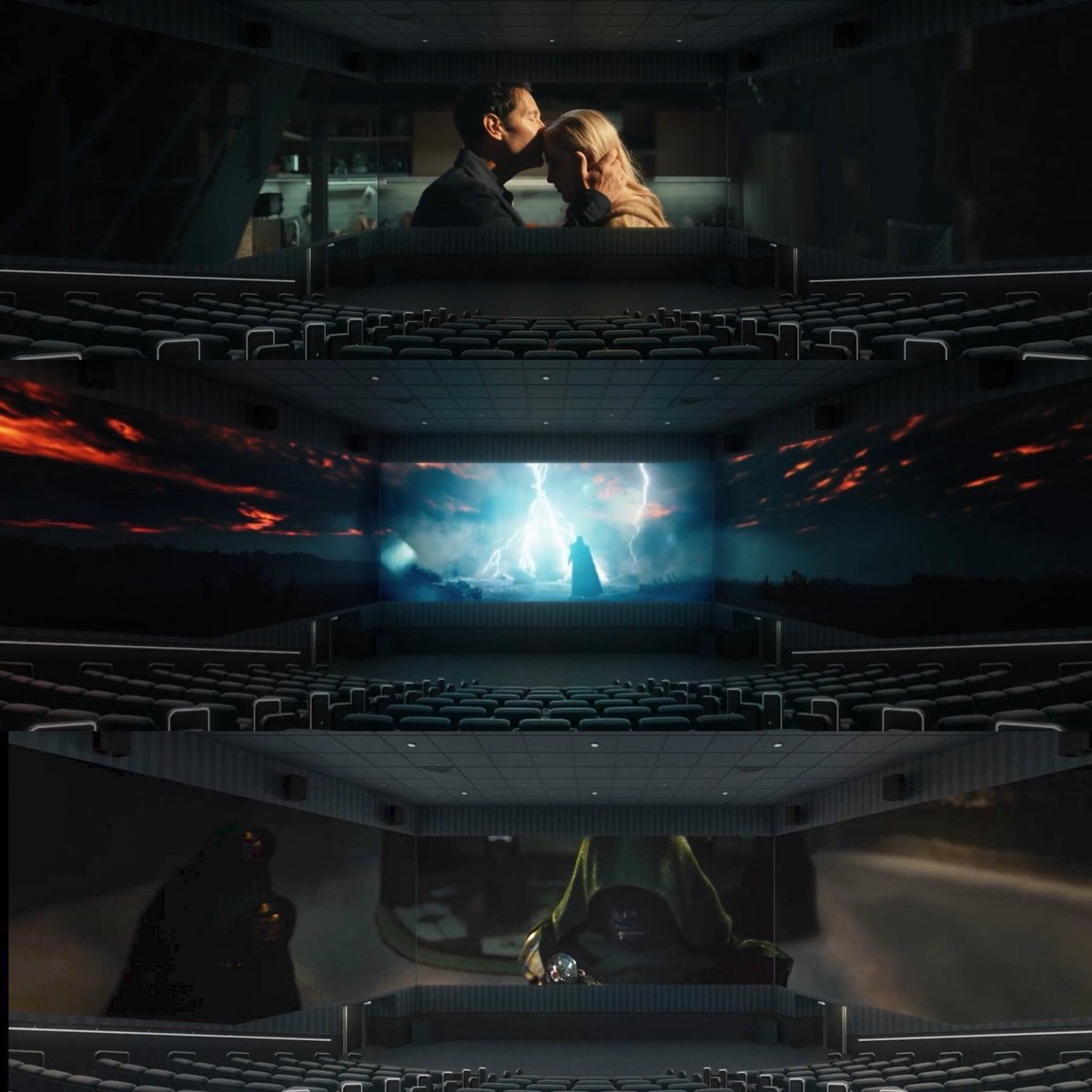 Mcu_Master01's tweet photo. The new ‘AVENGERS: DOOMSDAY’ ScreenX trailer showed:

• KATE BISHOP’S APARTMENT!
• THE RED SKY OF THE INCURSION!
• THE TWO WITCHES ON THEIR KNEES!

#avengersdoomsday https://t.co/VaYn2jwU50