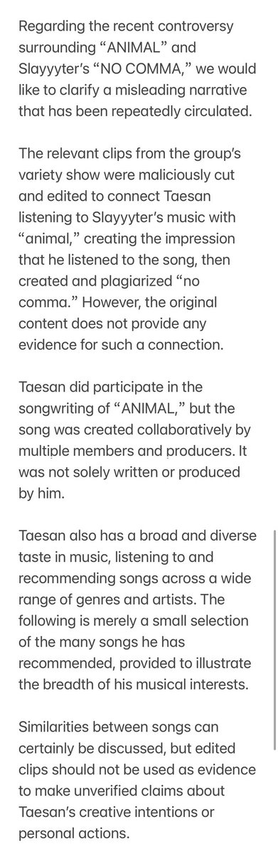 TAESAN_CHINABAR's tweet photo. Clarification on Baseless Accusations Against Taesan

#태산 #TAESAN #BOYNEXTDOOR https://t.co/ygNf9yxHVi