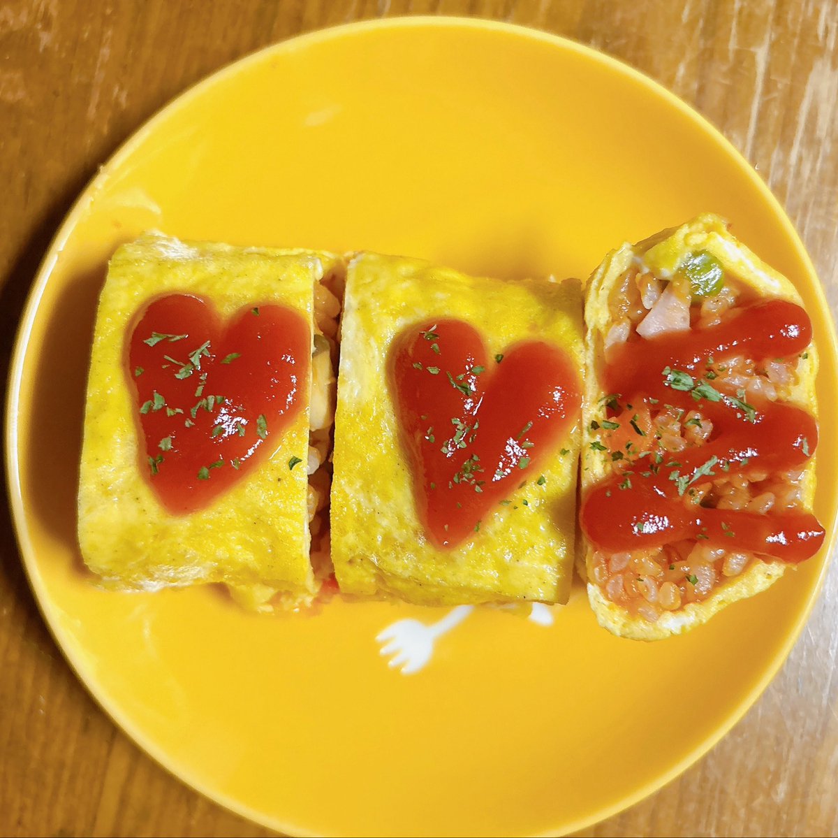 bunny_rabibi's tweet photo. ロールオムライスって弁当箱に詰めやすい🍳 https://t.co/zB3xUH5RNZ