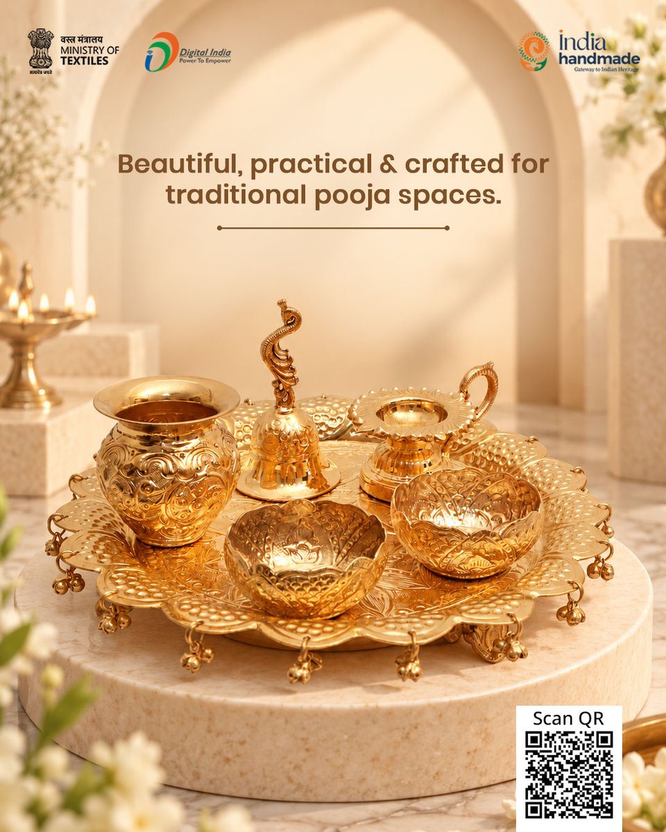 Indiahandmade_'s tweet photo. Bring tradition to your pooja rituals with the timeless charm of brass. πͺβ¨ A handcrafted brass pooja plate adds beauty & purpose to every prayer while celebrating Indian craftsmanship. πΌ Shop handcrafted brassware at Indiahandmade!
#Indiahandmade #BrassPoojaPlate #Handcrafted https://t.co/fss97VZzBS