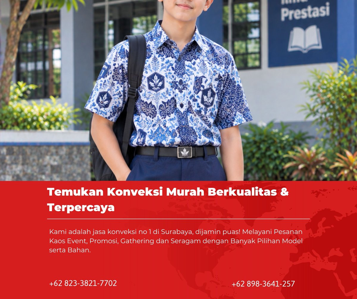 01Fanzah's tweet photo. Harga Spesial Konveksi Custom Seragam Sekolah di Kabupaten Musi Banyuasin HP/WA 0823-3821-7702
konveksi peplum blouse, konveksi ruffle blouse, konveksi off-shoulder blouse, konveksi wrap blouse, konveksi tunic blouse
#peplumblouse #ruffleblouse #offshoulderblouse https://t.co/7gtkjTU9mI