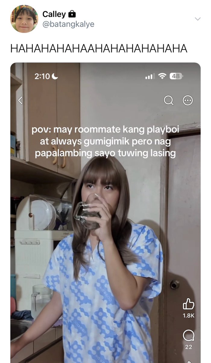 sunsunenthsts's tweet photo. A #SunSun au where in…

“Sabi ko sa sarili ko, wala lang ‘to, wala lang ‘to, wala lang ‘to.” Na tila isinabuhay na ni Calley (KSN) ang kantang Na Para Bang dahil 4 years na niyang dinedeny ang feelings niya sa room mate niyang si Grant (PSH). https://t.co/ltHmD05ZNu