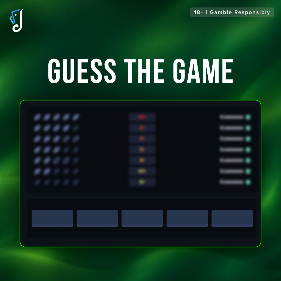 JacksClubCasino's tweet photo. Think you know Jacks Club well? 🕵️‍♀️

Guess the game for a chance to win $20!

To enter:

🔁 RT 
💬 Reply with your guess + JC username

5 winners. Ends: 2nd October. https://t.co/qcpGyhBbTa