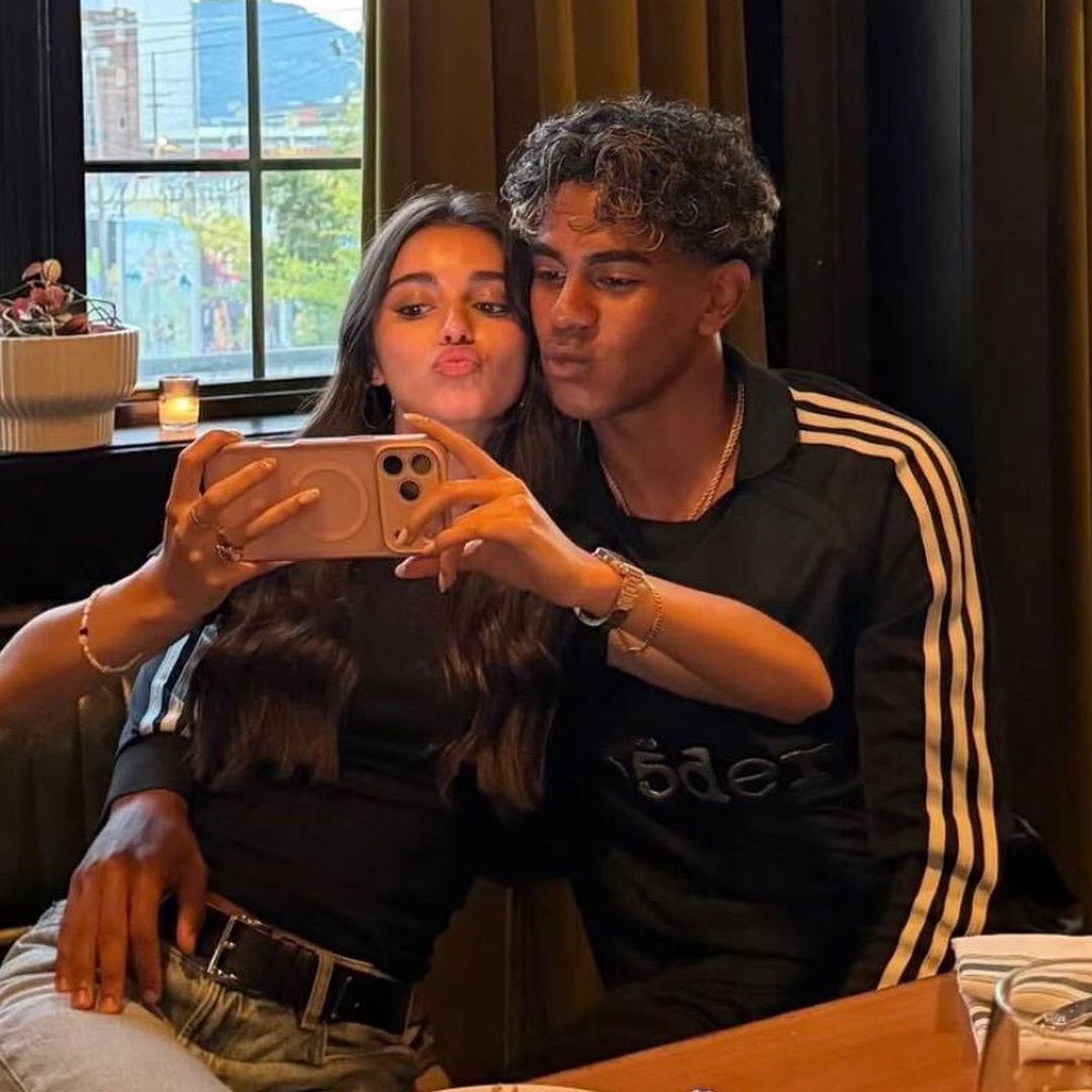 marc10xx's tweet photo. De verdad que no existe una pareja más mona que Inés García y Lamine Yamal, estos dos juntos son demasiado adorables, no pueden quedar mejor… https://t.co/aJ1BodDQHP