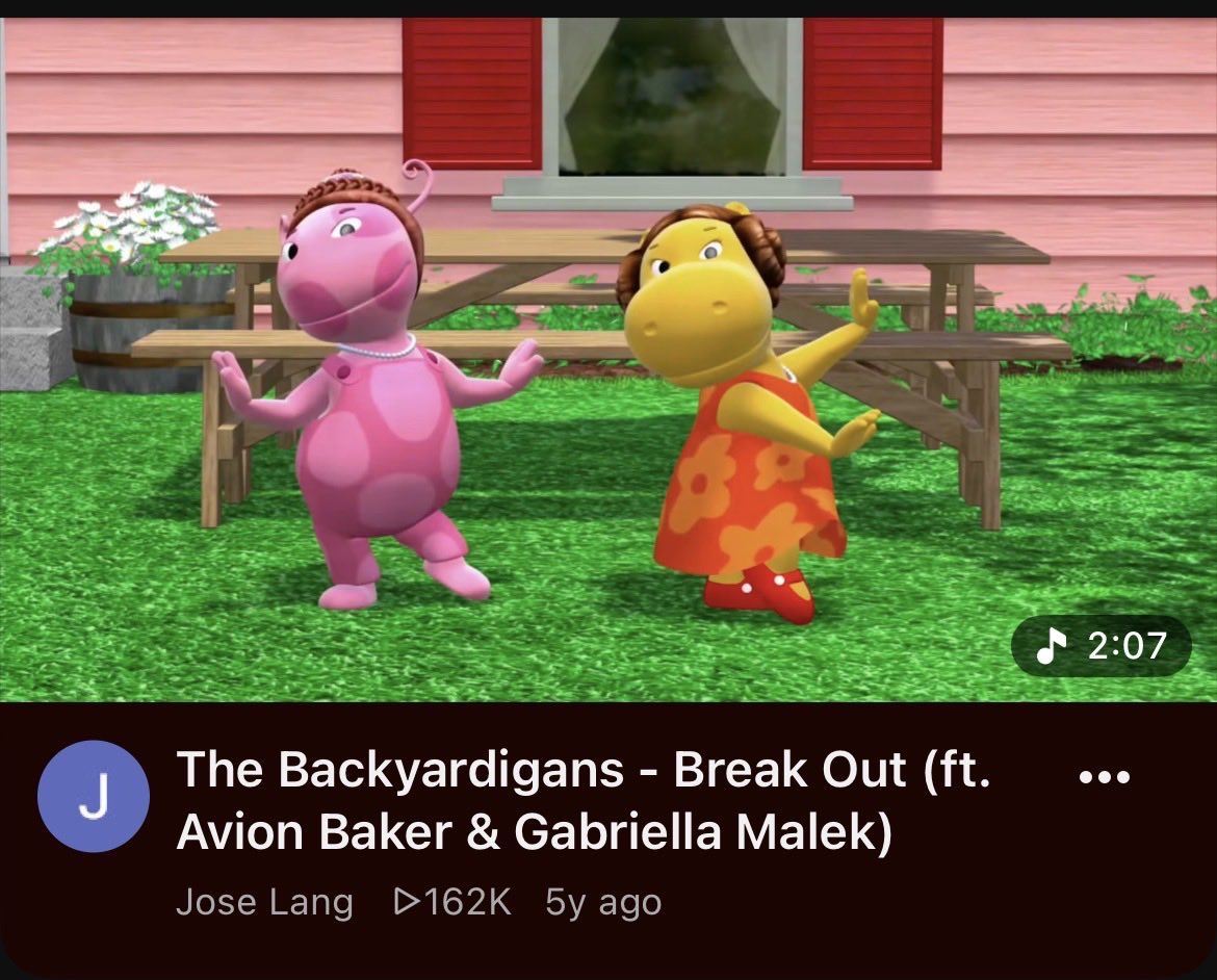 dojasmaidserver's tweet photo. “Break out” by Tasha and Uniqua is currently at 162K views on YouTube, surpassing Madonna and Sabrina carpenter - bring me your love (twilight mix) and (peak time dub) https://t.co/cxYQyzJKB2