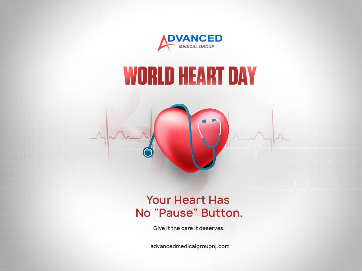 AdvancedMedGrp's tweet photo. This World Heart Day, take a moment to focus on the choices that support a healthier heart, from staying active and eating well to monitoring your blood pressure and cholesterol.
Because every heartbeat matters.

#WorldHeartDay #HeartHealth #HeartAwareness #AdvancedMedicalGroup https://t.co/8qPI8poDlL