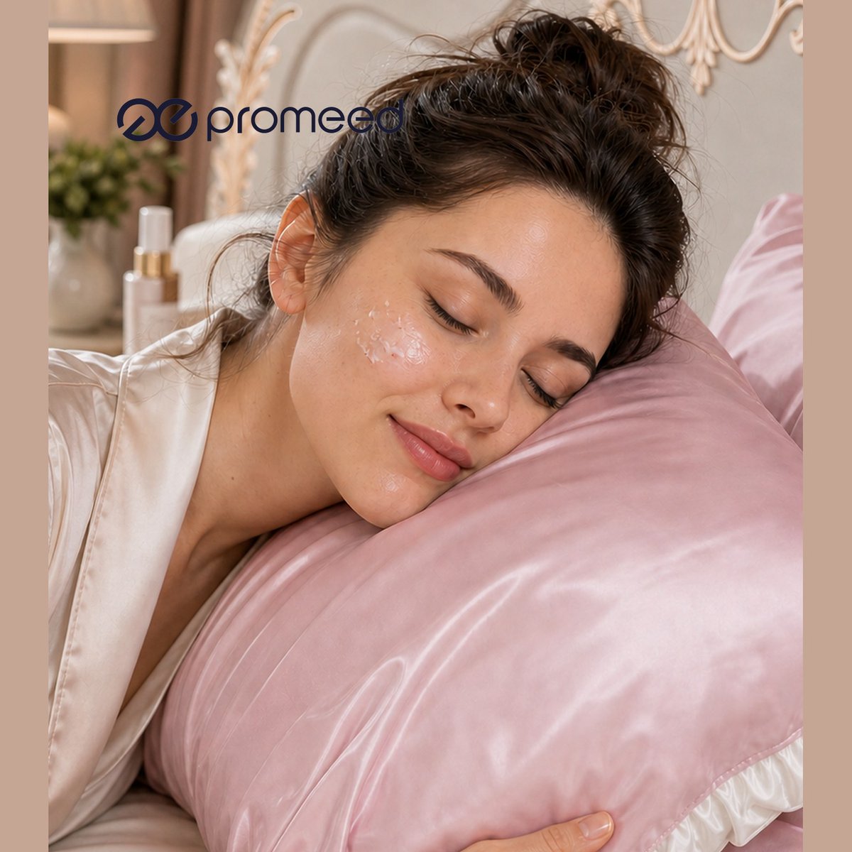 promeedsilk's tweet photo. Your night serum is draining into a thirsty cotton pillowcase before https://t.co/7ROELYjt9g · SILKX15 = 15% off #silkpillowcase #23momme #OEKOTEX #nightskincare https://t.co/WldzIrcFK1