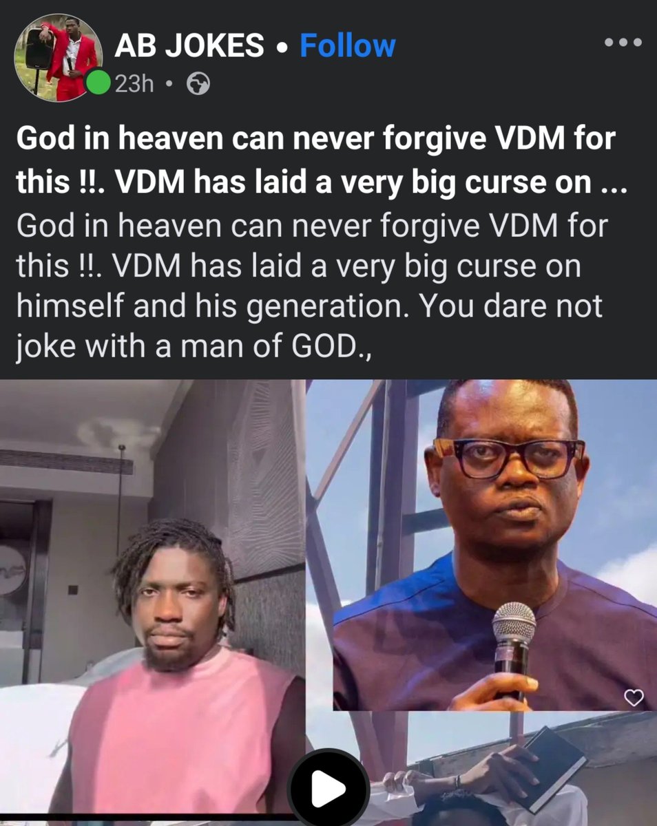 di_playmaker's tweet photo. So ,your god cannot fix the country? Your god cannot save you from poverty and suffering ? Your god cannot save you from insecurity. But your god is always active to curse and punish anybody wey talk against fake pastors?
God in heaven is punishing your fake pastors through VDM https://t.co/HgNvDU34SO