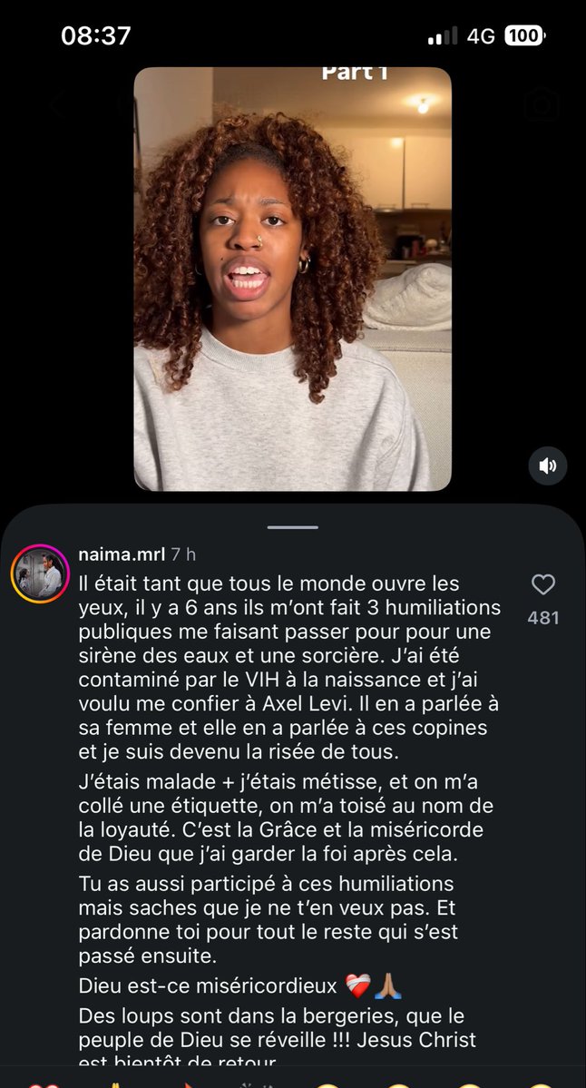 Lovedetoi91's tweet photo. Purée mais c’est quoi ça, l’histoire de la fille avec le VIH, c’est trop grave trop grave ! Mon Dieu pourquoi elle pleure se victimes qu’elle demande pardon eh Dieu https://t.co/hWzTXNNbJe