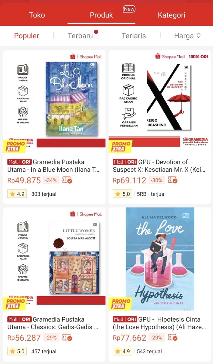 jsongseongs's tweet photo. kayanya kalau bangkrut gak mungkin yaa. tp dua toko ini di oyen emg lagi pada turun bgt harganya 😭👍

ini dia dua tokonya 👇
GPU: https://t.co/TJrlX6okNH (disini harga english classic aja mulai 30 ribuan aja)
GS: https://t.co/C6F5H6ZElP (yg ini gak tau kenapa tbtb turun bgt 😭) https://t.co/baFilgwkDf