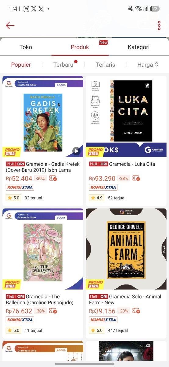 jsongseongs's tweet photo. kayanya kalau bangkrut gak mungkin yaa. tp dua toko ini di oyen emg lagi pada turun bgt harganya 😭👍

ini dia dua tokonya 👇
GPU: https://t.co/TJrlX6okNH (disini harga english classic aja mulai 30 ribuan aja)
GS: https://t.co/C6F5H6ZElP (yg ini gak tau kenapa tbtb turun bgt 😭) https://t.co/baFilgwkDf