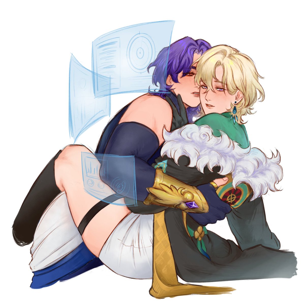 bluebematcha's tweet photo. it was meant to be a doodle but I got carried away hahahsdfg #RTRNyuritober https://t.co/97L1Ne1kjQ