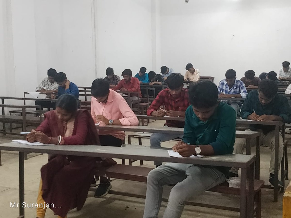 GManbazar's tweet photo. Class test in progress for Electrician Trade, Session 2026-2028.
Govt. ITI Manbazar https://t.co/c22wq9ajZT