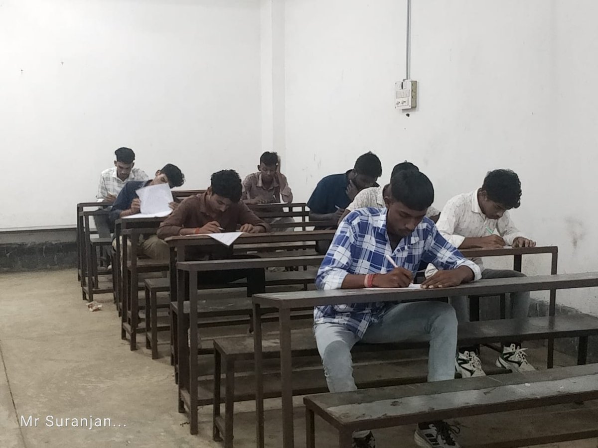 GManbazar's tweet photo. Class test in progress for Electrician Trade, Session 2026-2028.
Govt. ITI Manbazar https://t.co/c22wq9ajZT