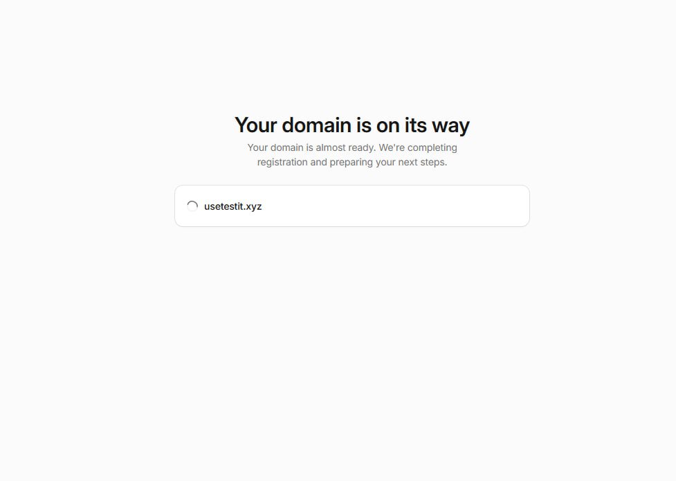 TEST_IT_PF's tweet photo. Custom domain is currently being onboarded, takes 1-2 hours to verify.

Will be : https://t.co/DlTu3J4tr0 once done https://t.co/el0rrD1D0y