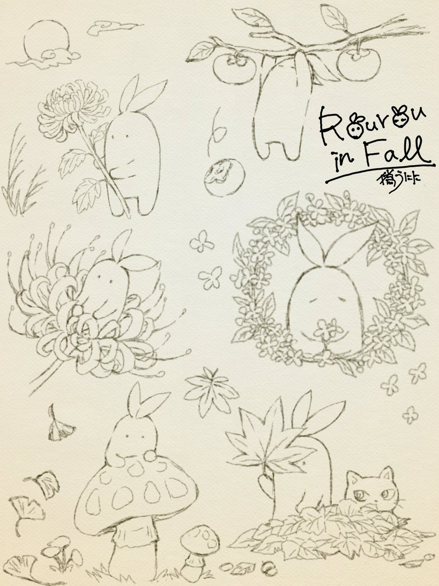 unini69's tweet photo. 線画とレイアウトがんばった…ｾﾞｪﾊｧ
手書き時代のやつもリサイクル♻️
メエロウちゃん…ごめんね、スペース足りなくていなくなっちゃった…

色塗りはまた時間ある日に🫠 https://t.co/lZ4mWFdE63