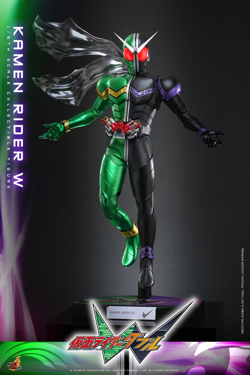 HiuJoek's tweet photo. #HotToys
Kamen Rider W - 1/6th scale Kamen Rider W Collectible Figure

《幪面超人W》幪面超人W  1:6比例珍藏人偶
特別版：獨家附贈「雙色旋風場景特效」
HK$ 1,780 https://t.co/RgQeb784Jv