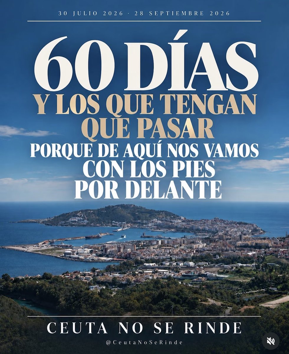 antifazcaballa's tweet photo. De ayer… 60 días.

Hoy, 61 y seguimos invadidos en Ceuta. Pero no, no vamos a bajar los brazos, un Caballa nunca se rinde.

Y seguimos reclamando lo mismo: Invasores, expulsión. https://t.co/SY15rSpQUr