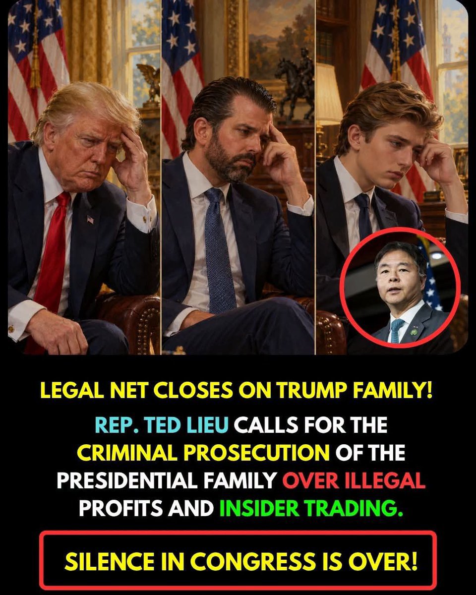 __EarthPicture's tweet photo. 🚨 Trump family business dealings are facing growing scrutiny.

Should Congress investigate potential conflicts and financial ties?

A)  Yes

B)  No https://t.co/HxvIoB5sBP