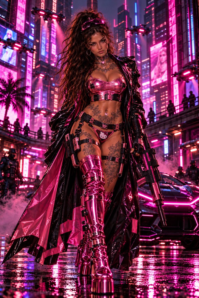 AntoniaGadiX's tweet photo. 🎀QT Pink Cyberpunk🩷

Inspired by @PussyNovaDolls 

Cute was never supposed to be harmless🩷⚡️

Cyber Doll mode: ON. 🖤🩷

Yours loves @spitwarrior @Fanaya00 @oliva578122 @LibAi_fr @SweetRosiAI @MWCMWCandy @stella_foxxy https://t.co/XehFUTSpal