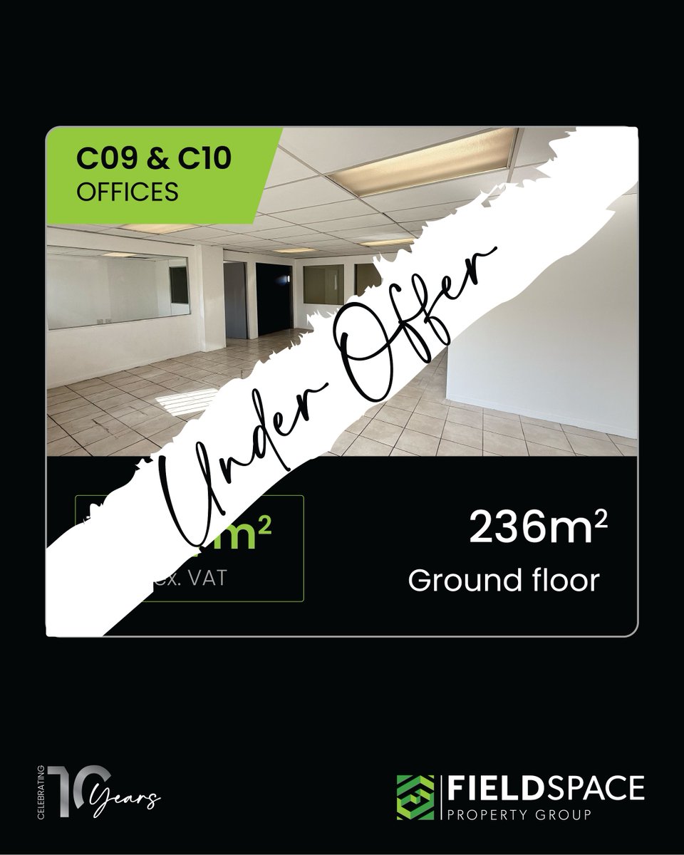 FieldspaceProp's tweet photo. WHERE MOTOR MEETS BUSINESS. 🚗
Germiston Motor City offers 484m² of office + mini-distribution space at R55/m², with roller-door access — ideal for motor-related businesses.

#Fieldspace #CommercialProperty https://t.co/wpg2cOpU6V