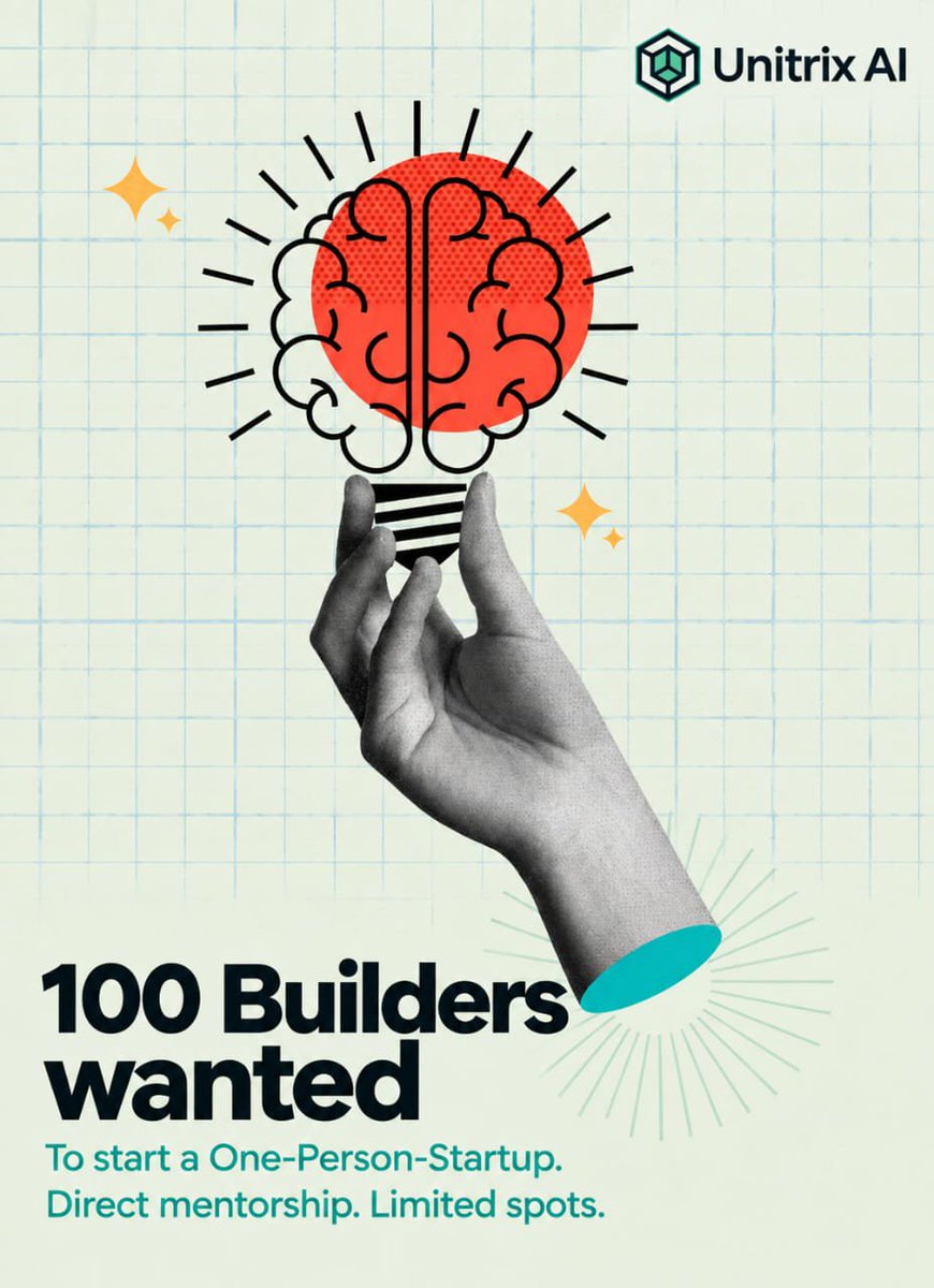 unitrix_ai_'s tweet photo. Your first version can be simple:

*A manual service.
*A basic digital product.
*A small physical product.
*A focused tool.
*A paid pilot.

Start small. Learn from real users.
Submit your idea https://t.co/uYCiXGAt6h

#latest #treding #idea #ai #startup https://t.co/JolaSn0BWL