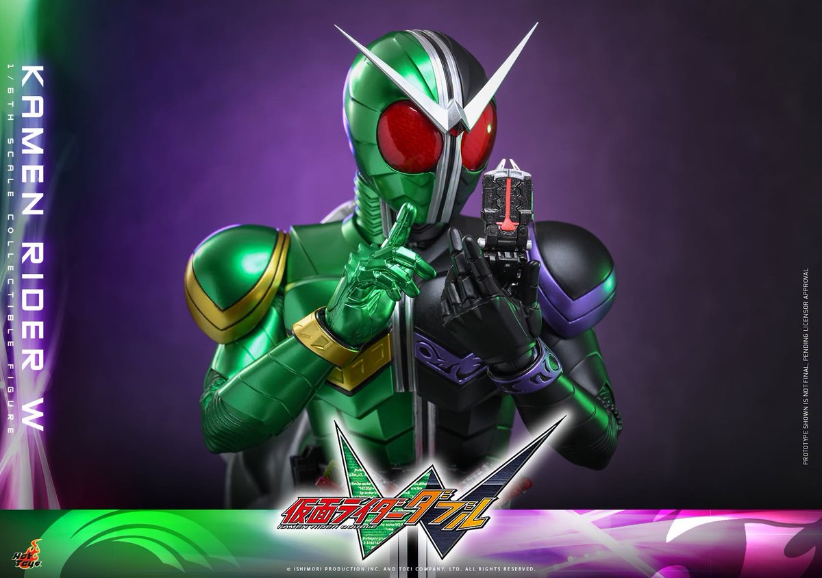HiuJoek's tweet photo. #HotToys
Kamen Rider W - 1/6th scale Kamen Rider W Collectible Figure

《幪面超人W》幪面超人W  1:6比例珍藏人偶
特別版：獨家附贈「雙色旋風場景特效」
HK$ 1,780 https://t.co/RgQeb784Jv