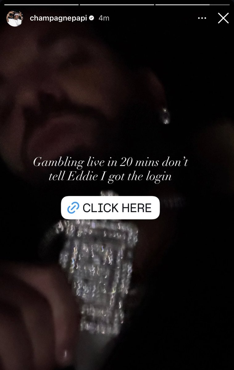 DrakeAligned's tweet photo. Drake announces he is going LIVE in 20 minutes 👀 https://t.co/S01tCmEGOd