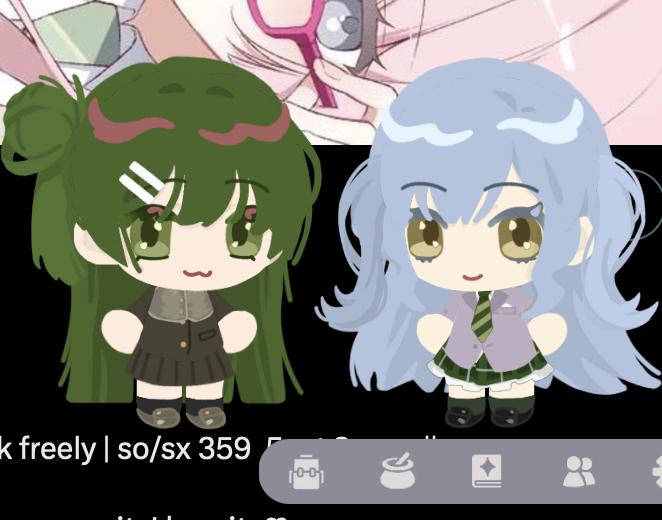 chengyetuohai's tweet photo. I made sakiko and viola in character house theyre so cuteee https://t.co/zJwAZvQMuD