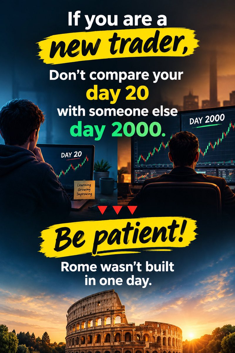 ShaileshMukati's tweet photo. #Trading #NewTrader #TradingMindset #TraderLife #StockMarket #TradingPsychology #DayTrading #ForexTrading #TradingJourney #BePatient #Consistency #LearnTrading #TradingMotivation #Investing #FinancialFreedom https://t.co/vB0qKaOLPq