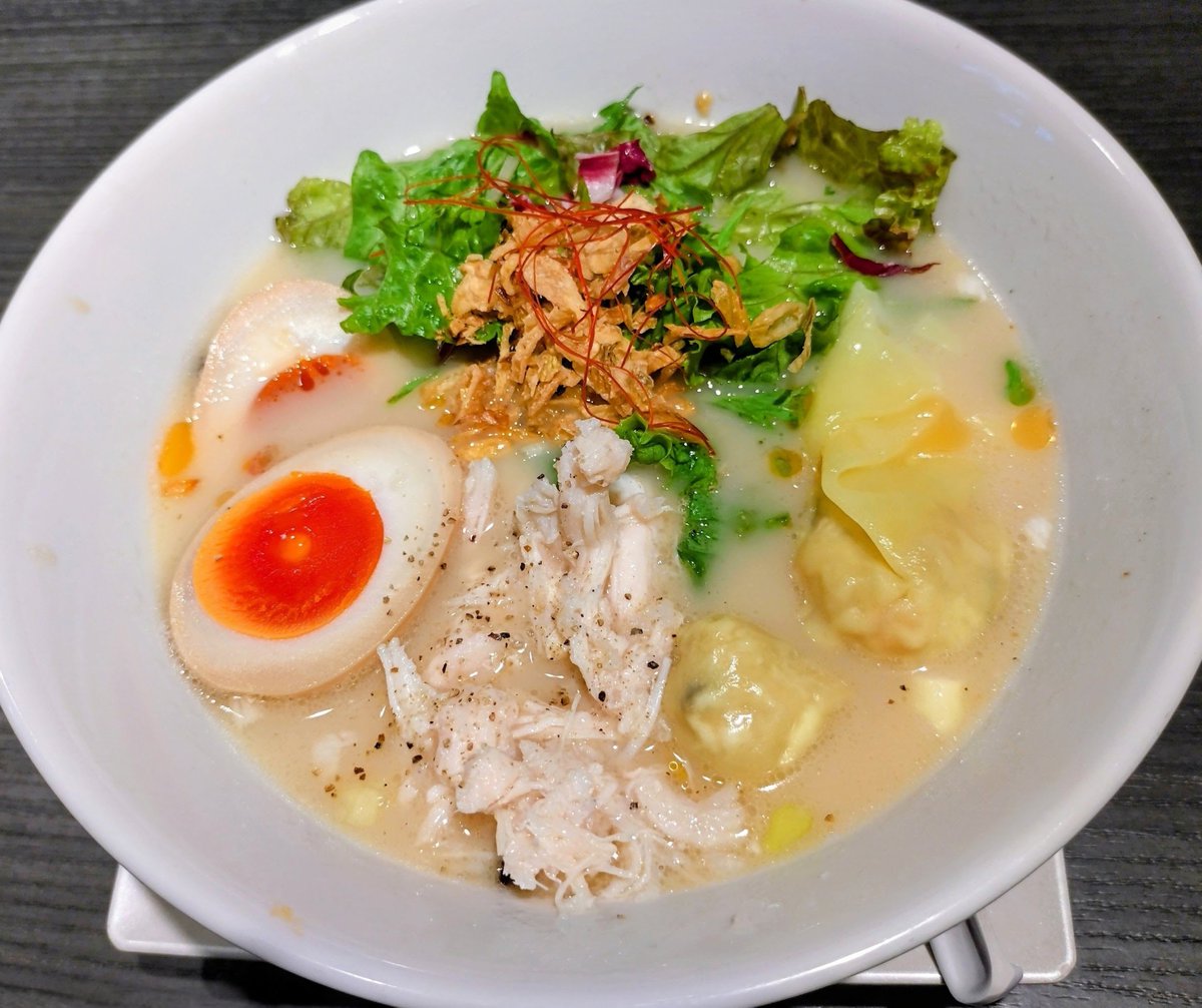 KAZZMEN's tweet photo. 蔭山樓  (TOKYU FoodShow SHIBUYA)  100/183

特選 鶏白湯塩そば https://t.co/gC1gpwPWUN