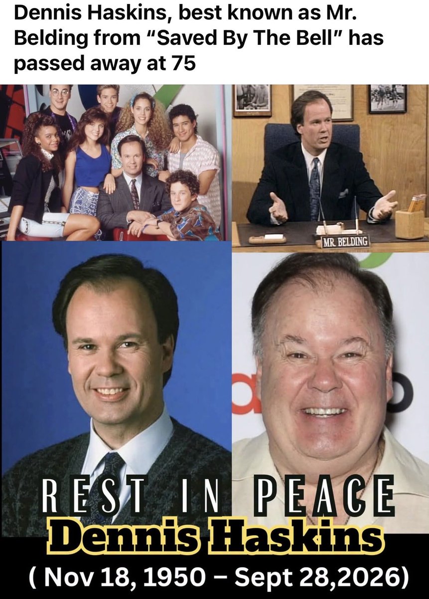 InkedCelebrity's tweet photo. I used to watch Principal Belding and the crew on Saturday mornings when I didn’t have sports practice or a game. #RestInPeace #MrBelding 🙏🏼📺 #SavedBytheBell #memories #RIP #PrincipalBelding #SaturdayMorningCartoons https://t.co/xrannFNgCt