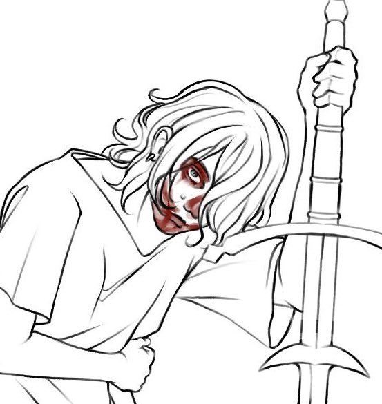 felescinsstuff's tweet photo. ooooohh working on htn fanart #TheLockedTomb https://t.co/QEAo6XRGDt