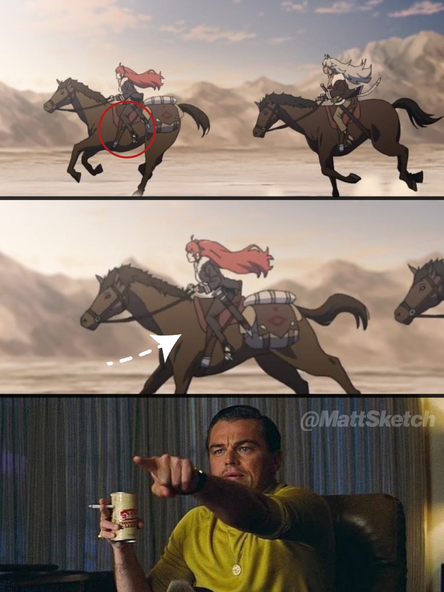MattSketch's tweet photo. I really thought Eris was riding with both legs on one side 😭

Then I looked closer… https://t.co/rTpV81mUEz