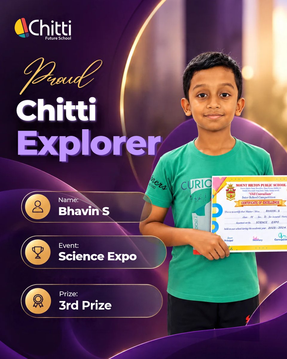 Chittitamil's tweet photo. There are moments when you look at a child and think,

“Yes. This is what learning should feel like.”

Another proud Chitti Explorer!

https://t.co/UdS2KPzTbN https://t.co/hqDQsAtEvX