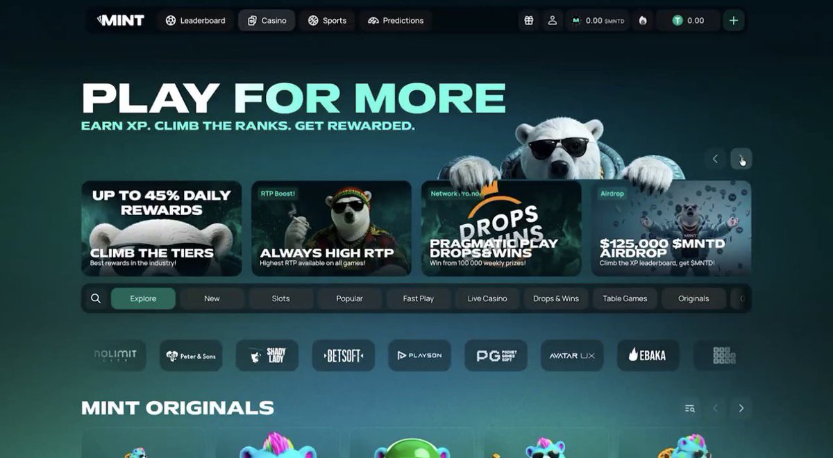 Coinmaster100x's tweet photo. Guys,
@PlayOnMint just added another way to stack $MNTD

the new Daily Drip rewards the first 20 users who wager $20 in a day with 1200 $MNTD

keep the streak alive for 5 days and there is an extra bonus

and completing 3 Daily Drips makes you eligible for the $125000 $MNTD airdrop

what i like is that the reward loop is easy to understand

- play
- earn
- stay consistent
- stack $MNTD

the refreshed https://t.co/WxzmtcF2VJ experience makes the whole system easier to follow

worth keeping an eye on the Daily Drip

Check @PlayOnMint for more details.