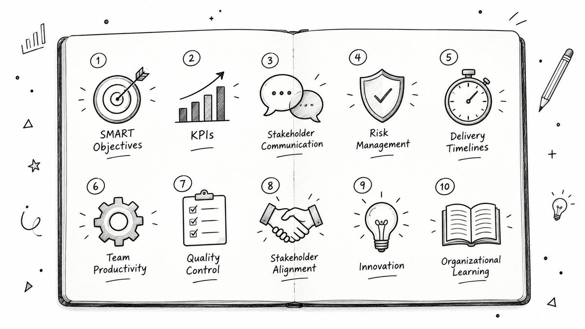 fluidwave_com's tweet photo. 10 Goals for Project Managers That Drive Results

Explore 10 goals for project managers, with SMART examples, KPIs, templates, and practical ways to track progress with Fluidwave.

Read more: https://t.co/5HiAnMzClg https://t.co/QPYlQBdYNK