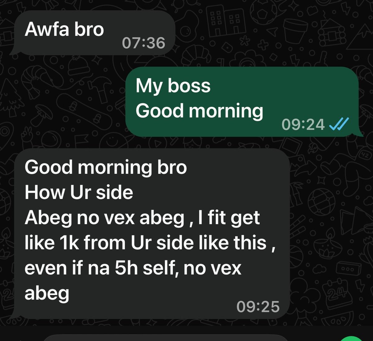 KamCydla4's tweet photo. Someone in my DM vs Me in another person’s DM 😂🤲

As you dey beg me, i dey beg another person 
So no be my fault say i no fit chest your billing 🤲😂. https://t.co/3NgqZTeeL7