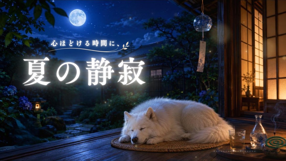 nobukite0008's tweet photo. 今日も一日、おつかれさまでした。🌙

もう何も頑張らなくていい夜へ。

やさしいギターと静かな夜景で、
眠る前の90分を。

🎧 Full version on YouTube
▶ https://t.co/JYsLSJjW34

#癒しBGM #睡眠用BGM #夜のBGM #RelaxingMusic #CalmMoment https://t.co/9AZLmCJy0k