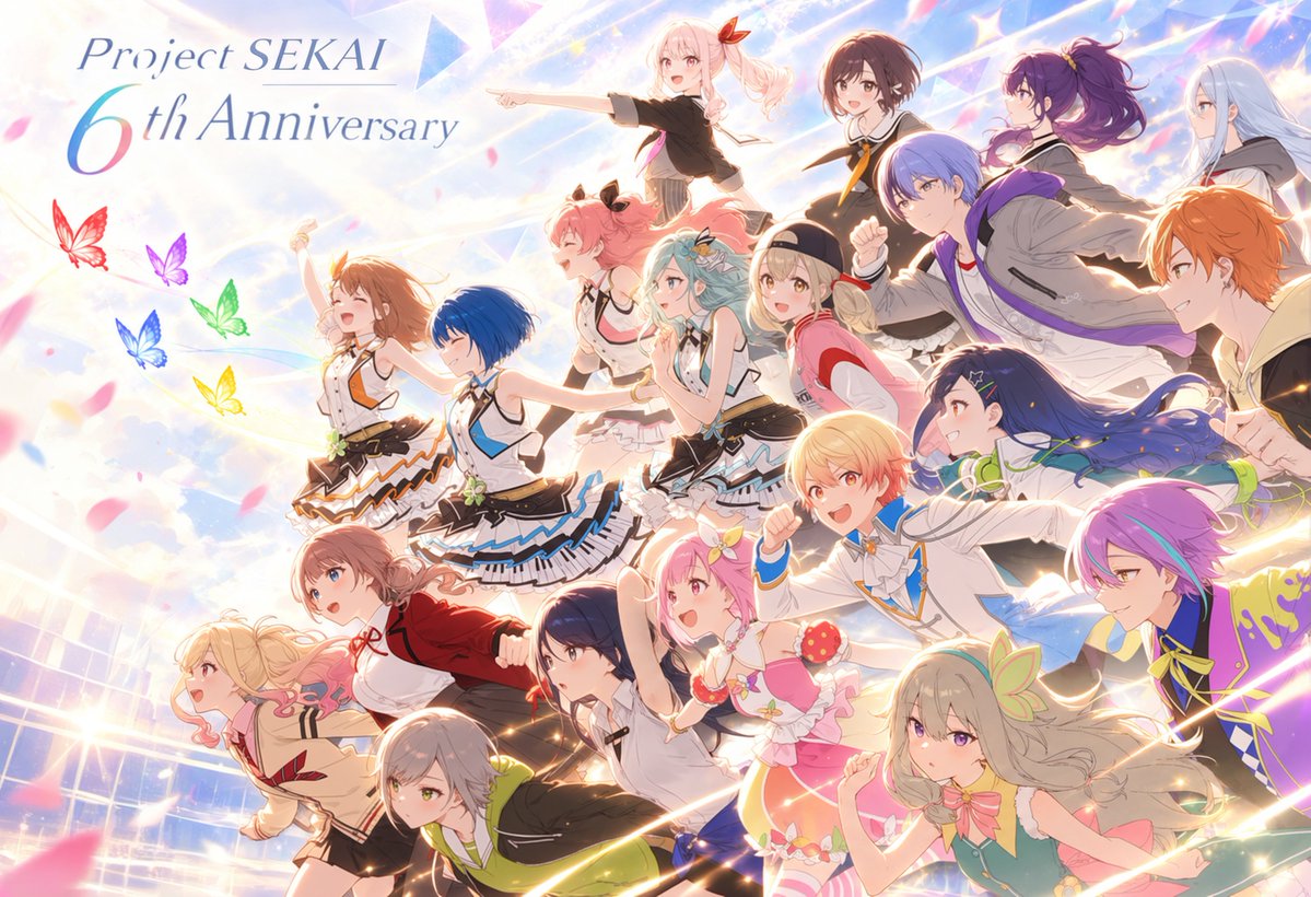 Sekai_no_Bonjin's tweet photo. プロセカ6周年！！ https://t.co/7awdtJKyb7