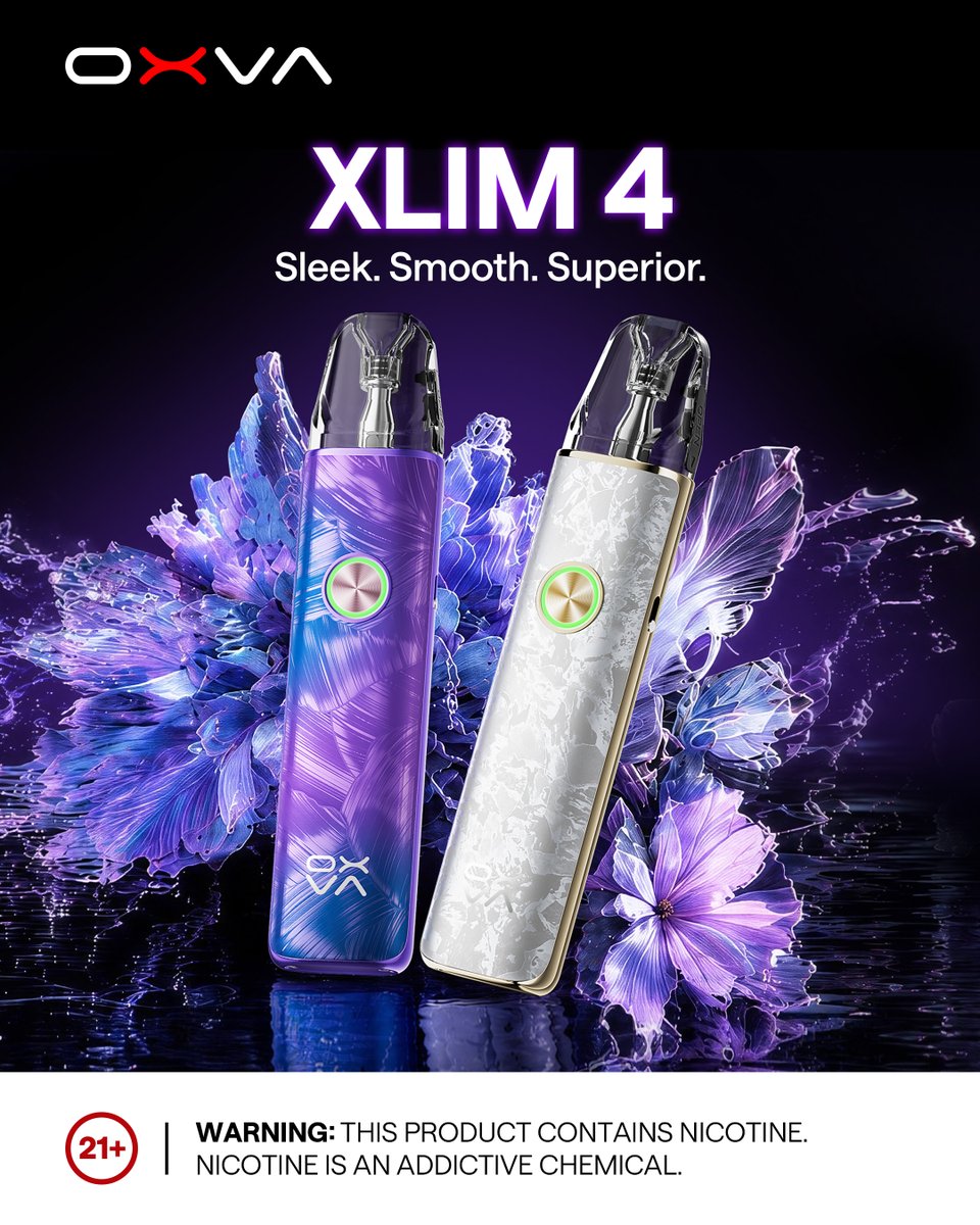 everzontech's tweet photo. 🚀 Say Hello to the NEW XLIM 4!

A sleek new design meets simple, intuitive control. ✨

⚡ Switch between 3 power levels with a single button
💡 Ring Light shows your device status at a glance
🔥 UNITECH 3.0 delivers rich, smooth, and consistent flavor

#OXVA #XLIM4 #UNITECH30 https://t.co/S33WDgjszV