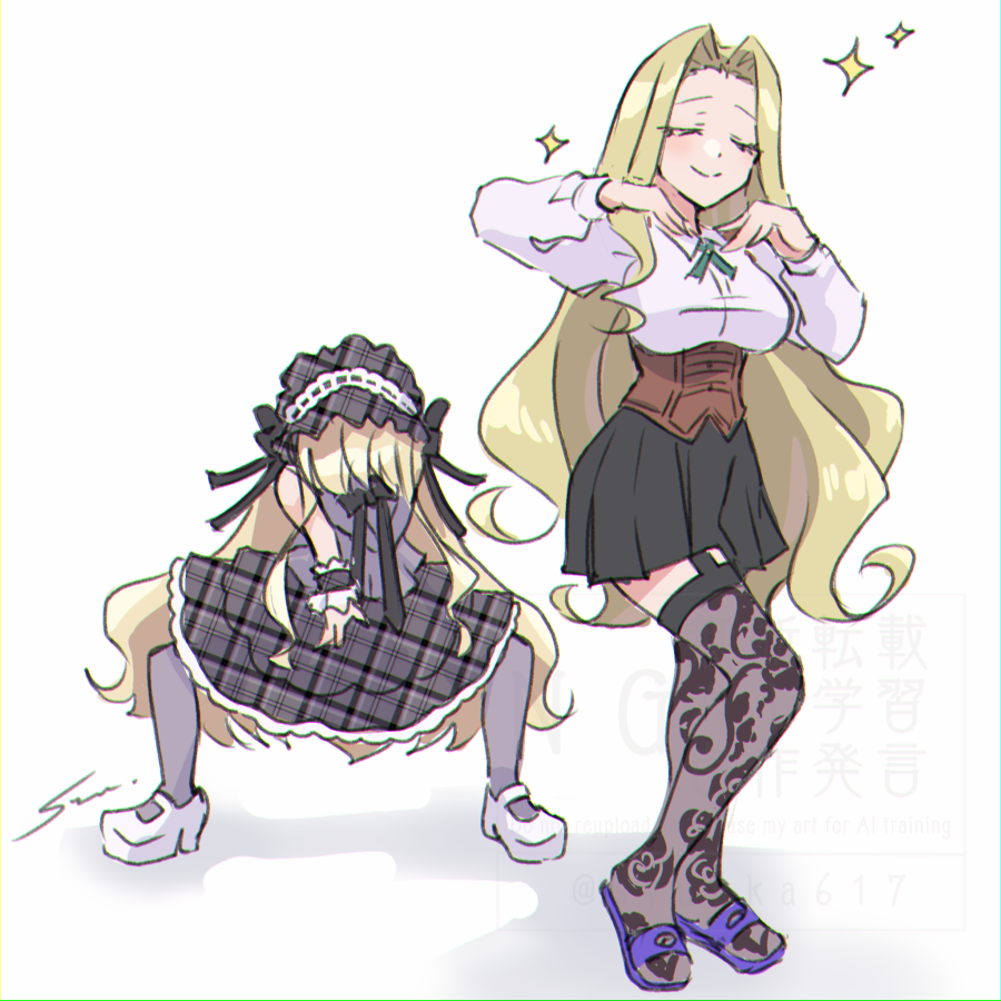 syuuka617's tweet photo. そーらんn番煎じ
 #100カノファンアート https://t.co/DnaUDGjM05