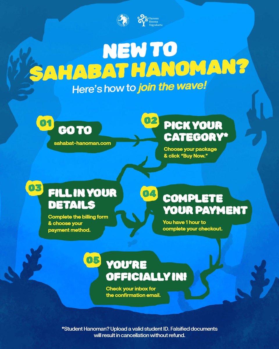 JAFFJogja's tweet photo. 2 DAYS TO GO!
Found your match? Now letโs make it official! Swipe through for the step-by-step registration guide and save this post so youโre ready when registration opens.
#JAFF21 #JAFF2026 #SahabatHanoman https://t.co/7DFY4cq71k